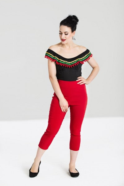 Capri Vendita Abbigliamento Anni 50 Pantaloni A Sigaretta In - Main Image