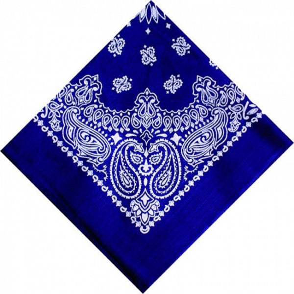 Bandana Paisley Koninklijk Blauw