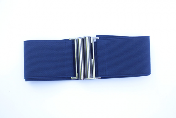 Ceinture extensible bleu marine