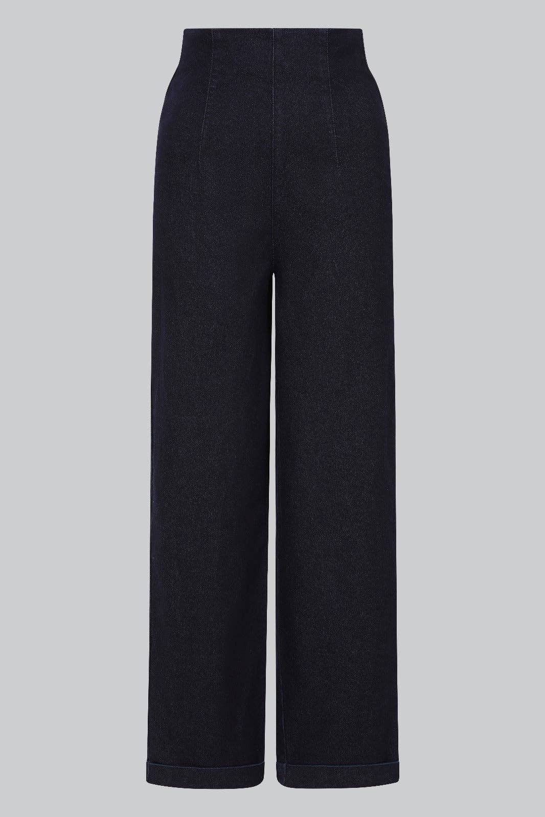 Kiki-Lea High-Waist-Jeans in navy