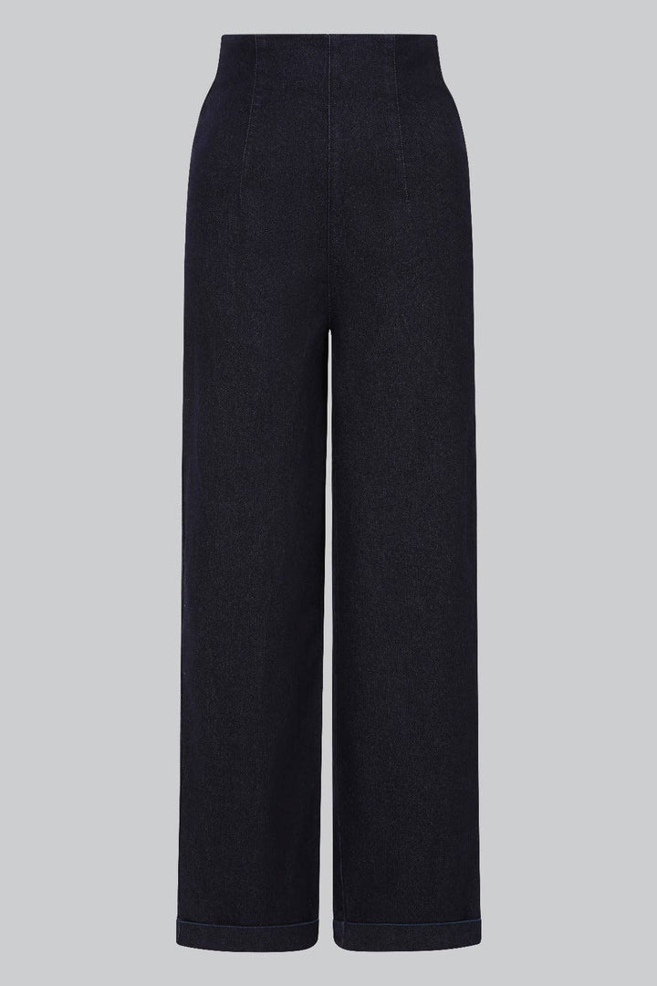 Kiki-Lea High-Waist-Jeans in navy
