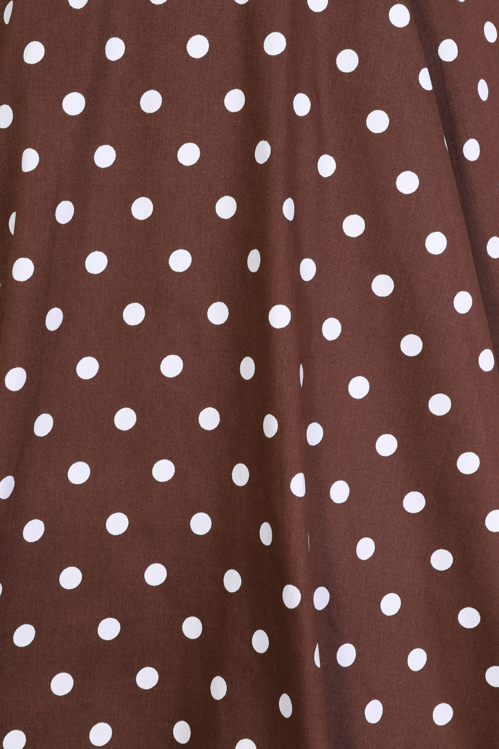 Hearts & Roses - Cindy Polka Dot Swing Dress brown