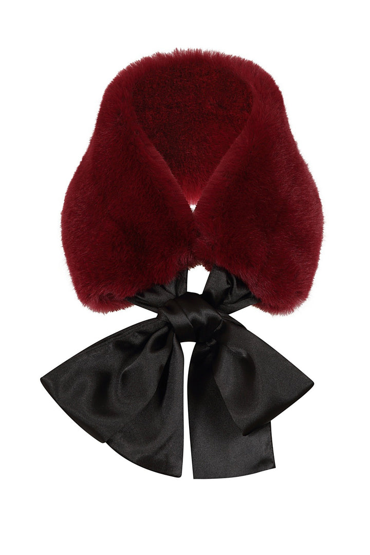 Banned Accessories – Natasha Webpelz Schal in burgundy