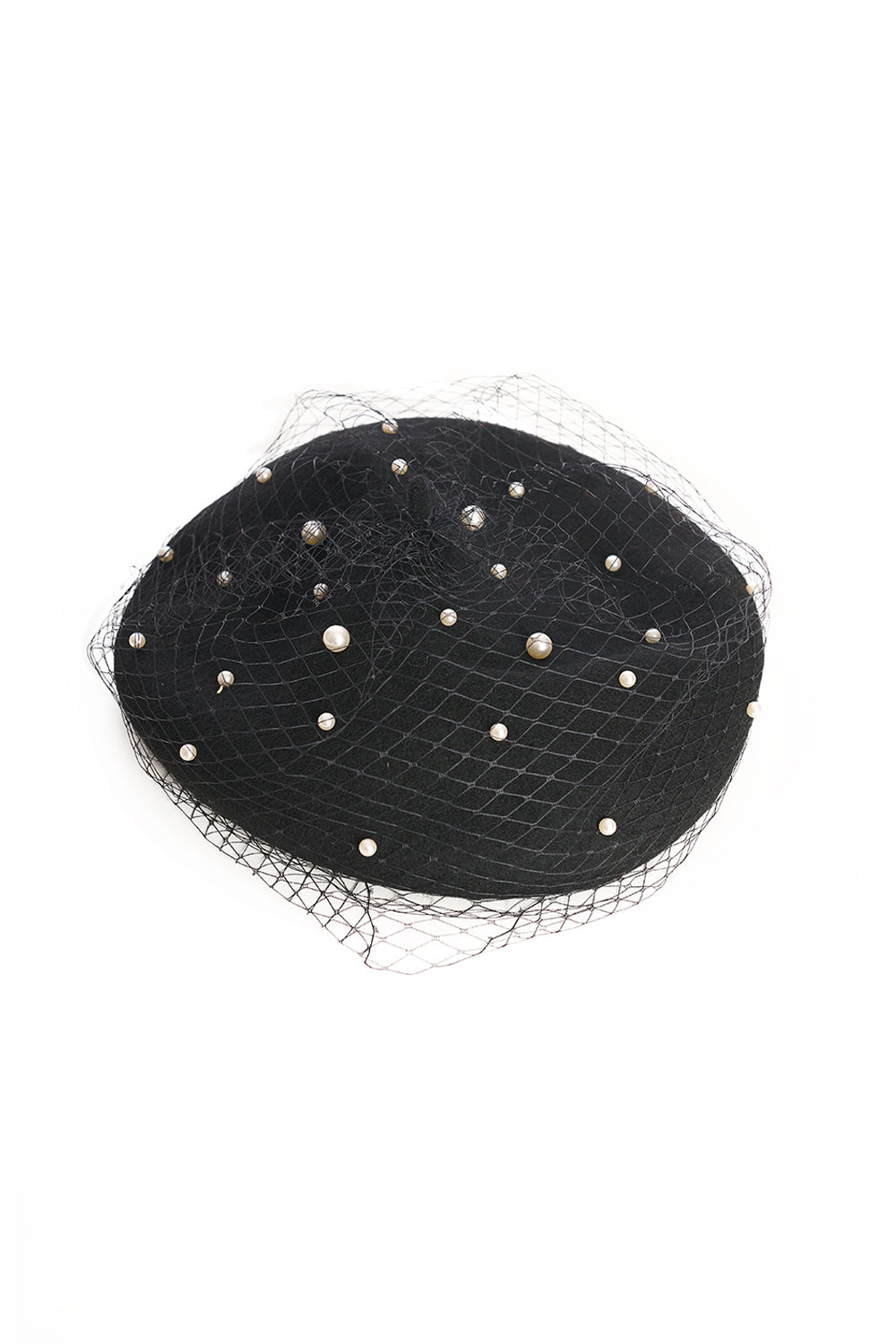 Banned Retro - Maggie Pearl Beret in schwarz