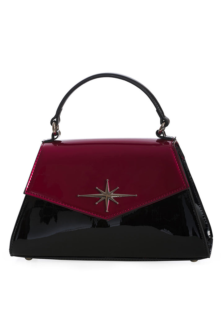 Banned Retro - Dance the Night Away Handbag in weinrot