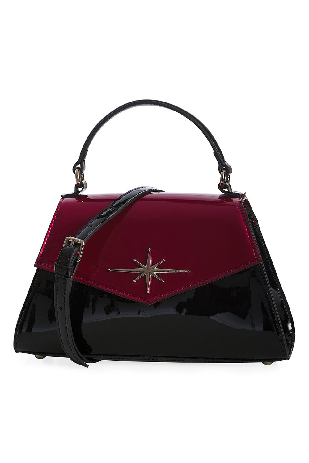 Banned Retro - Dance the Night Away Handbag in weinrot