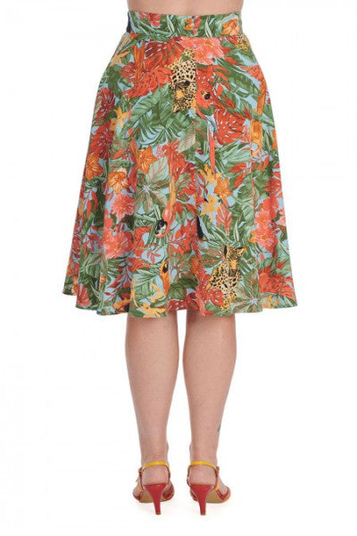 Banned Retro - Wild Parrot Skirt