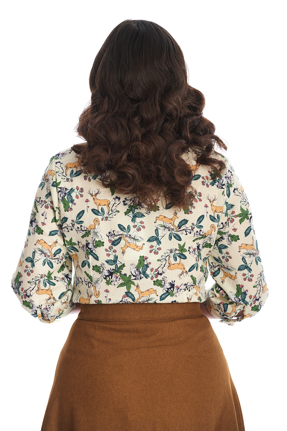 Banned Retro – Woodland Deer Bluse