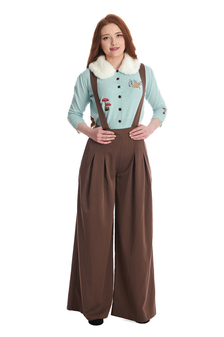 Banned Retro - Woodland Cardigan hellblau