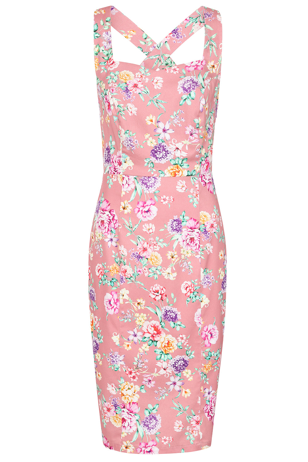 Hearts & Roses - Holly Floral Wiggle Dress