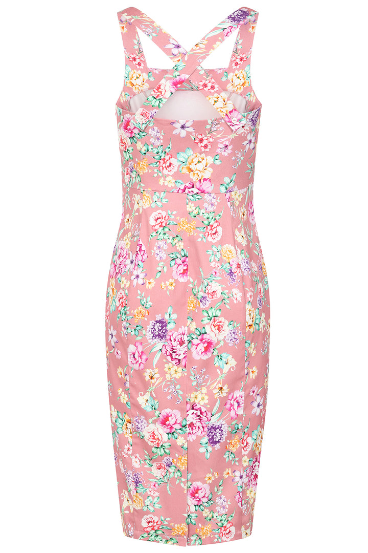 Hearts & Roses - Holly Floral Wiggle Dress