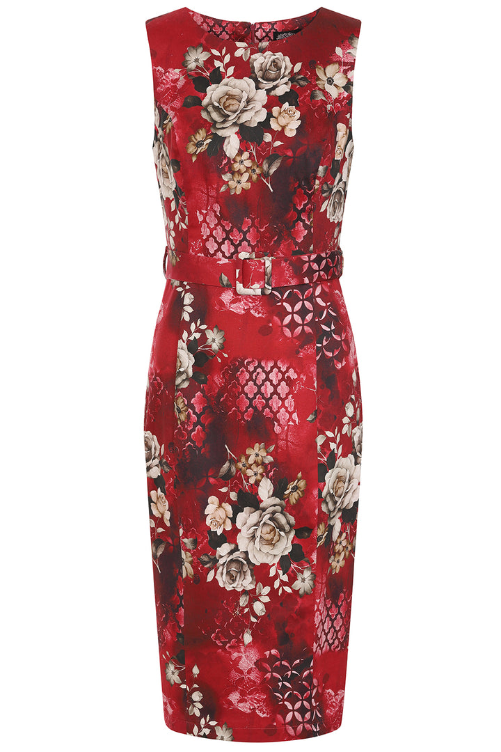 Hearts & Roses - Liliana Floral Wiggle Dress
