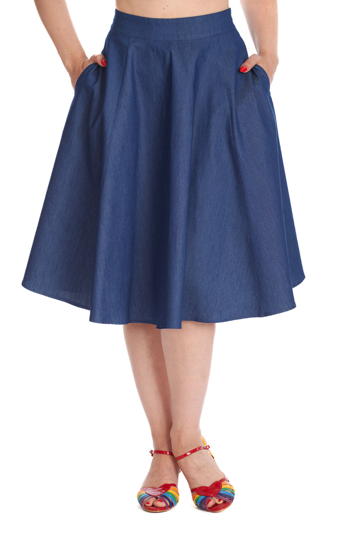 Banned Retro - Summer Denim Dream Skirt