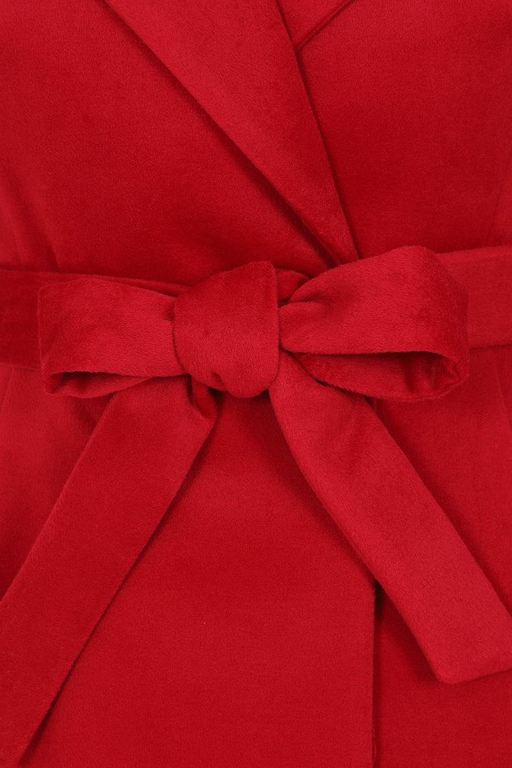 Hearts & Roses - Maddy Swing Coat in rot