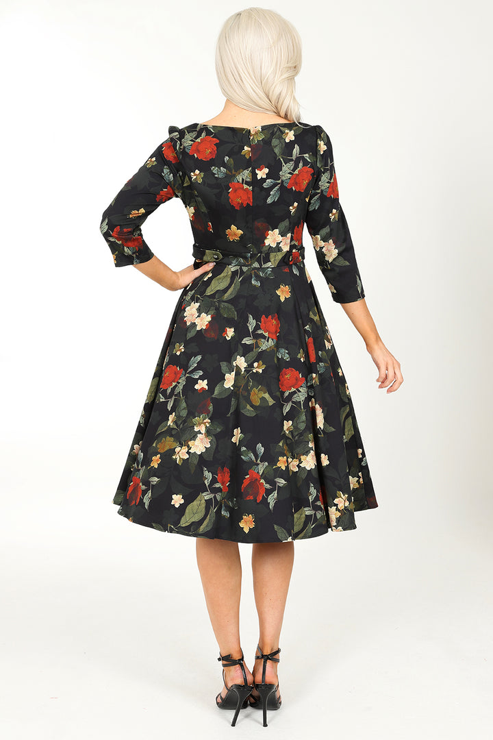 Hearts & Roses - Leia Floral Swing Dress