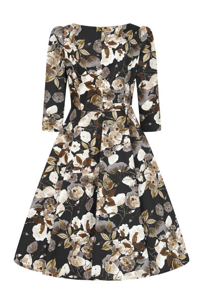 Hearts & Roses - Cora Bloemen Swing Jurk