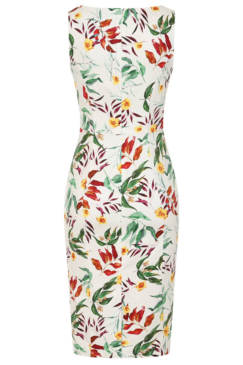 Hearts & Roses - Jewel Floral Wiggle Dress