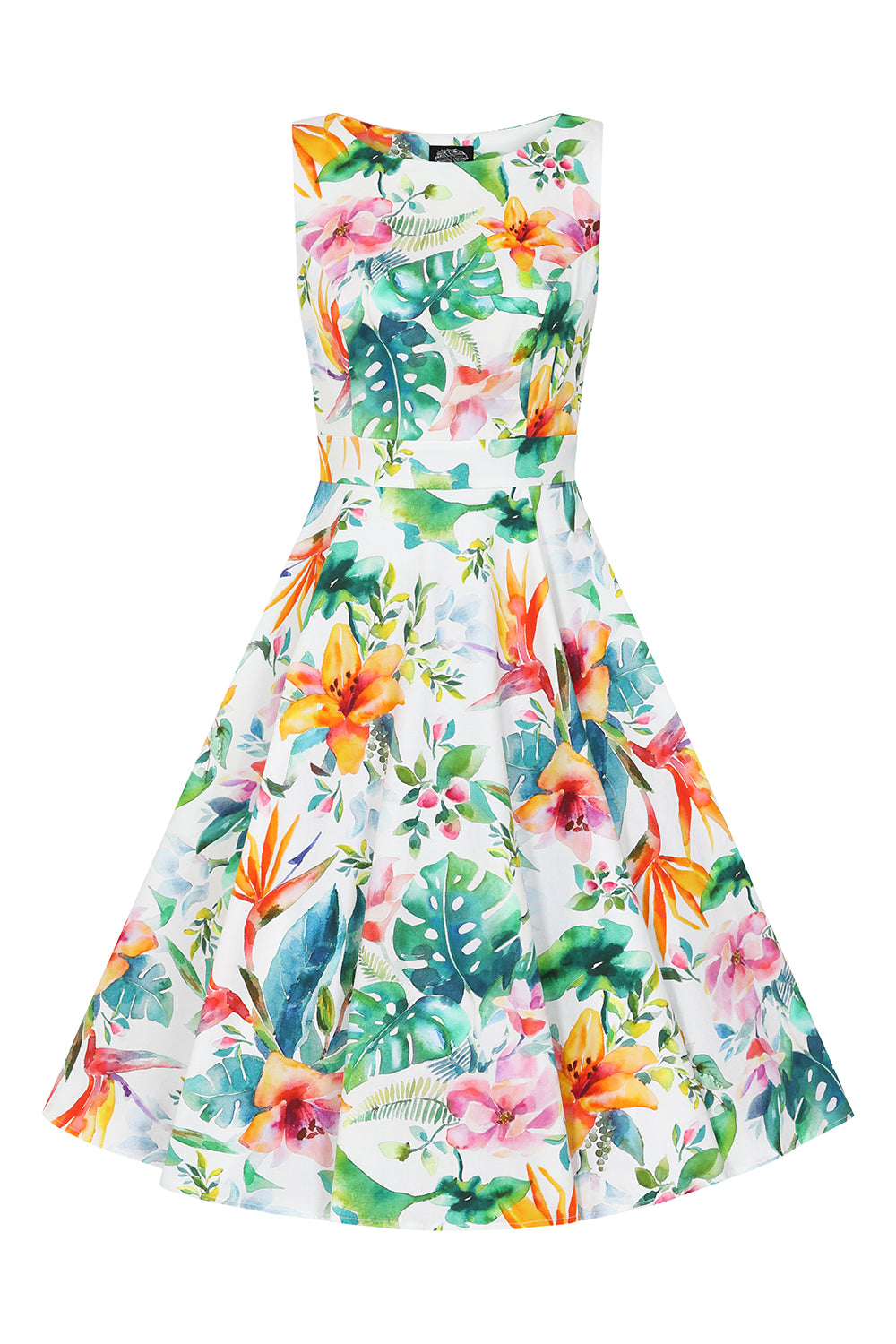 Hearts & Roses - Vera Bloemen Swing Jurk