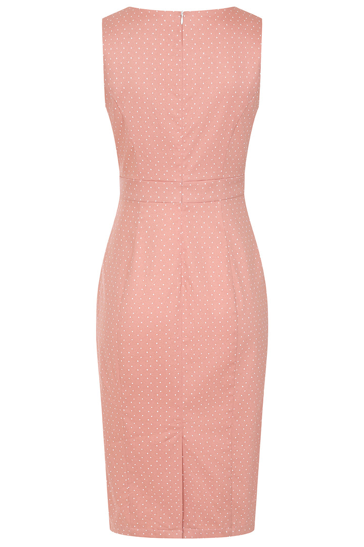 Hearts & Roses - Elodie Polka Dot Wiggle Dress