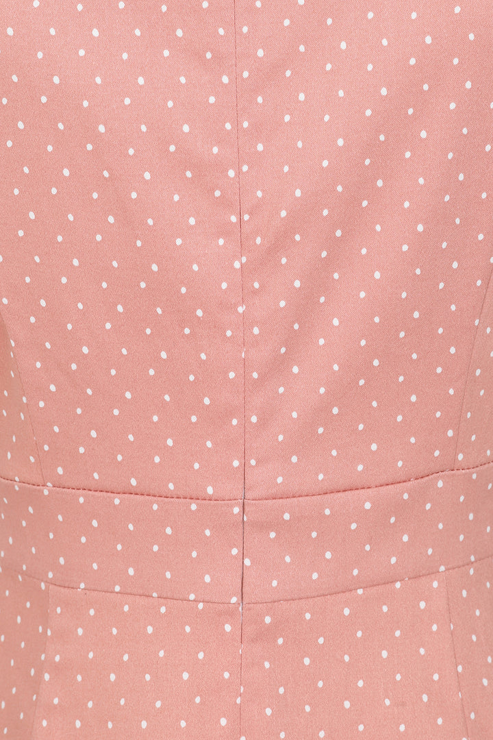 Hearts & Roses - Elodie Polka Dot Wiggle Dress