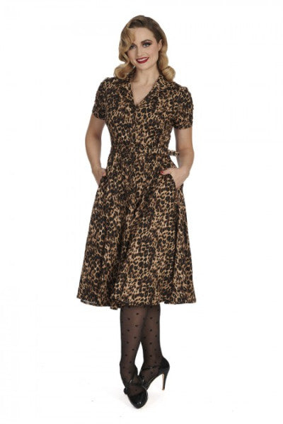 Banned Retro – Cheetah Girl Dress