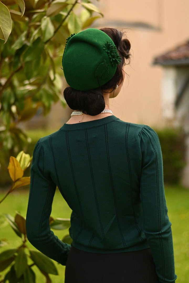 Hearts & Roses - Shelly Knitted Top grün