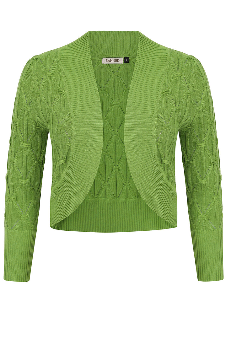 Banned Retro - Eden Bolero en vert