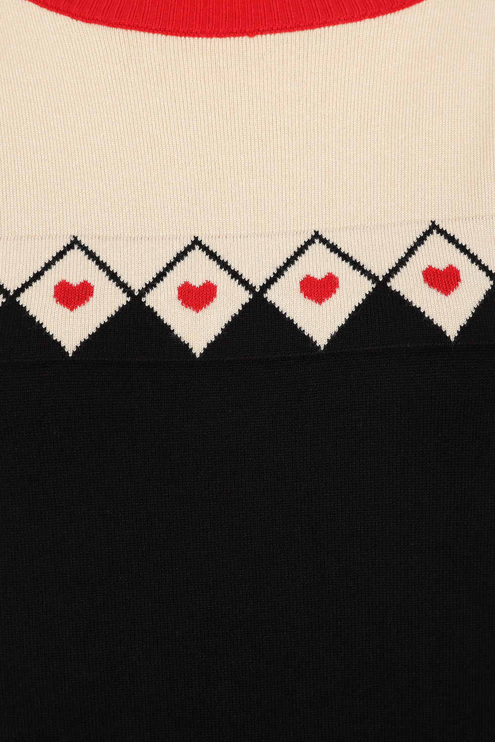 Banned Retro – Winona Hearts Jumper black