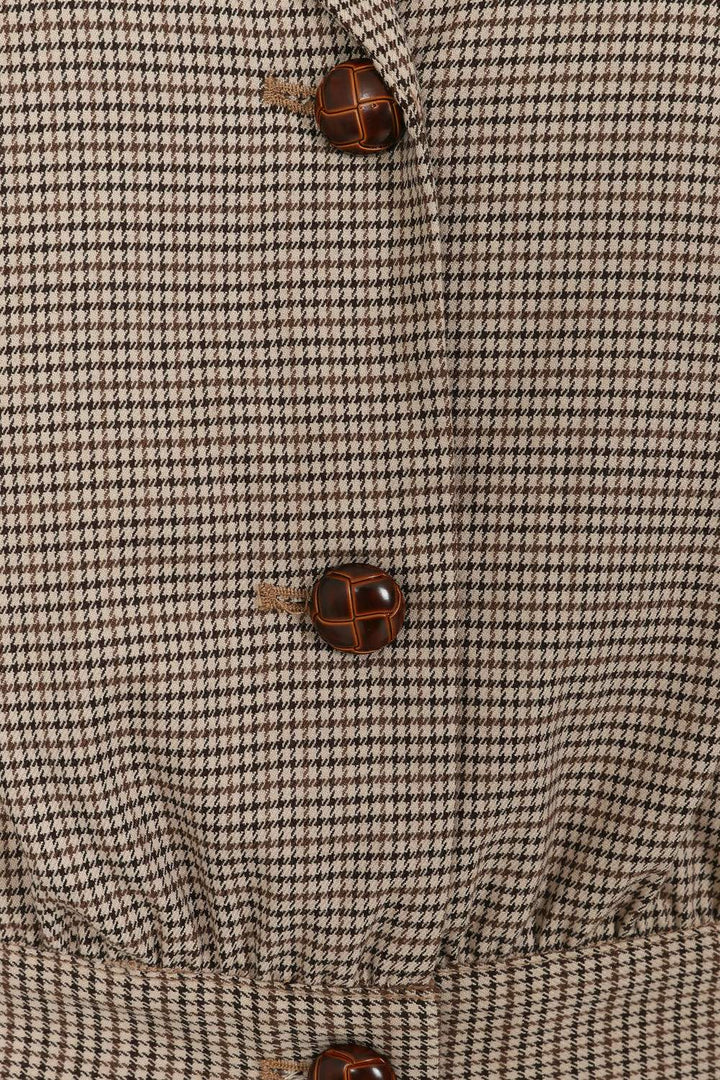 Banned Retro - Robin Houndstooth Jacket braun