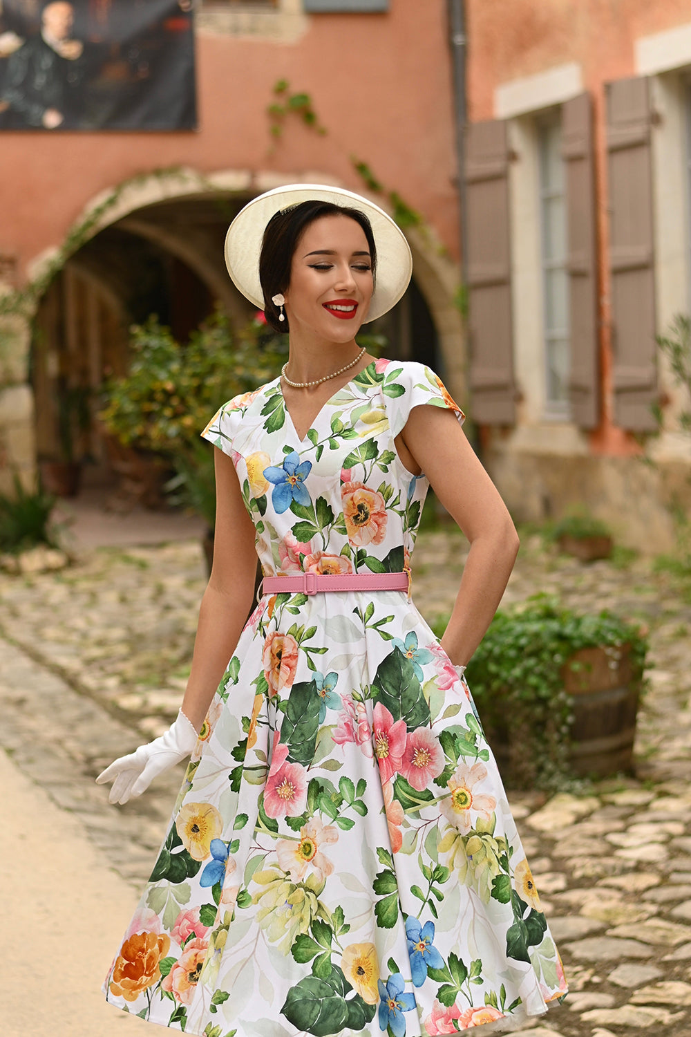 Hearts & Roses - Vestido de Columpio Floral Imogen