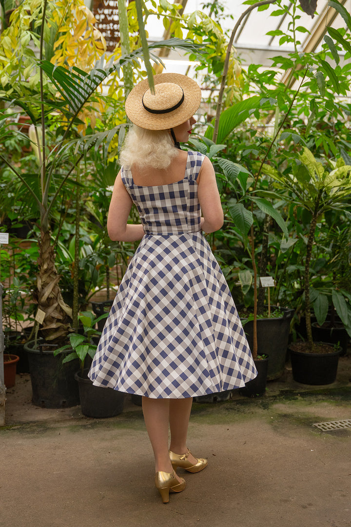 Hearts & Roses - Sadie Check Swing Dress