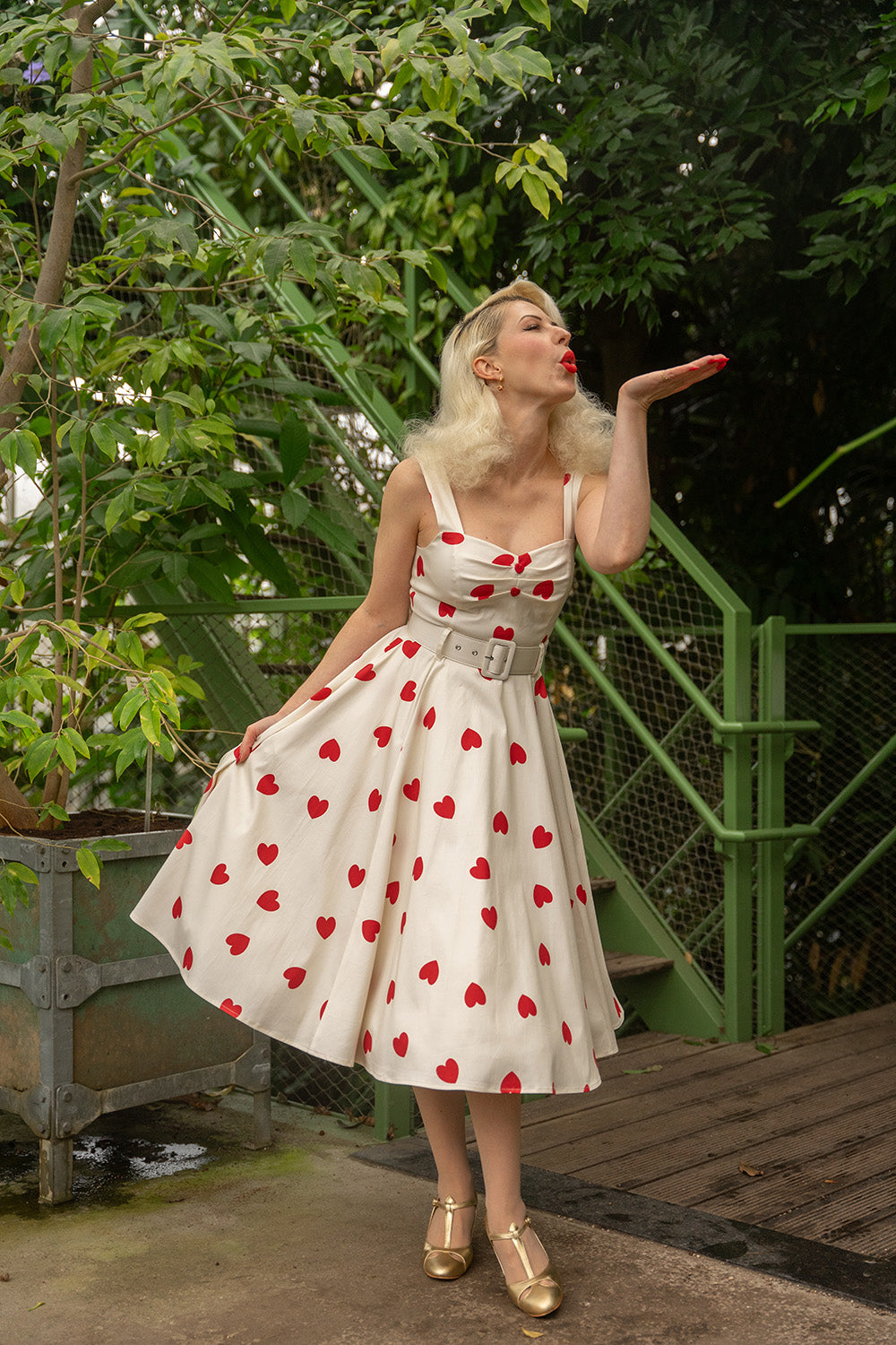 Hearts & Roses - Sweetheart Swing Dress