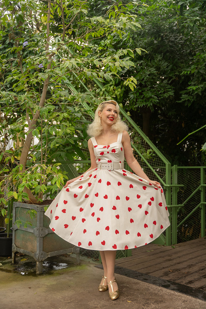 Hearts & Roses - Sweetheart Swing Dress