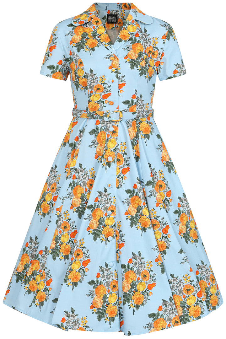 Hearts & Roses - Hallie Floral Swing Dress