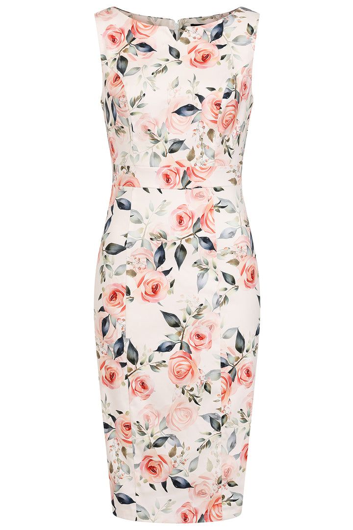 Hearts & Roses - Joyce Floral Wiggle Dress