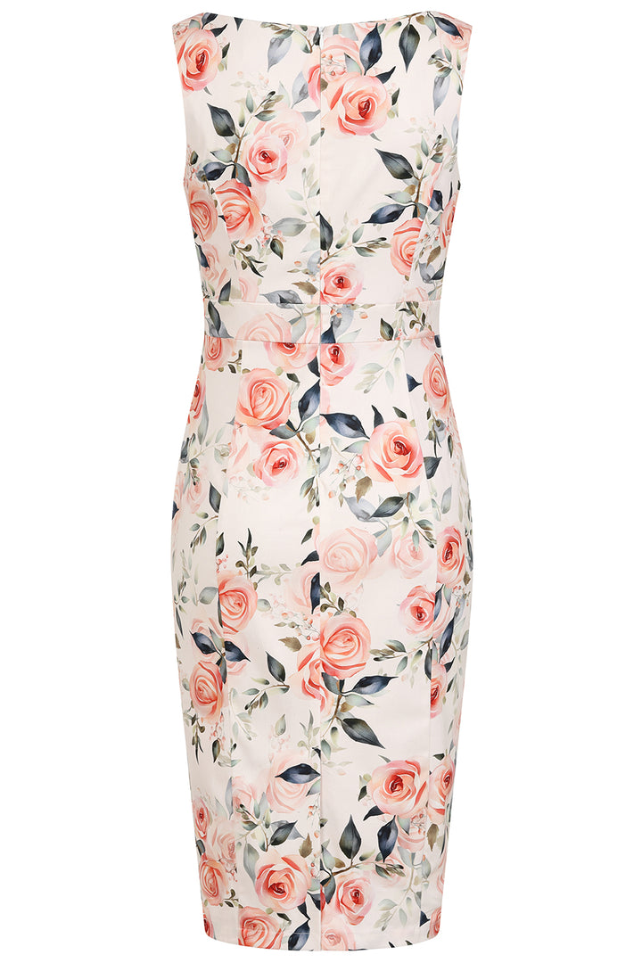 Hearts & Roses - Joyce Floral Wiggle Dress