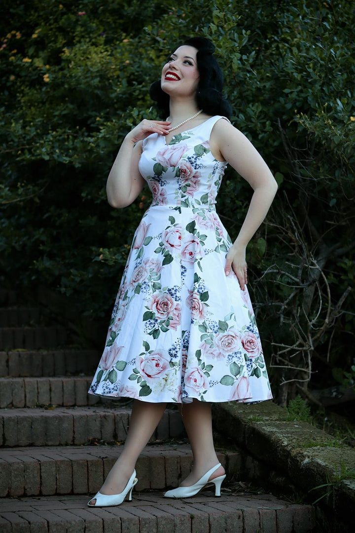 Hearts & Roses - Aurora Floral Swing Dress