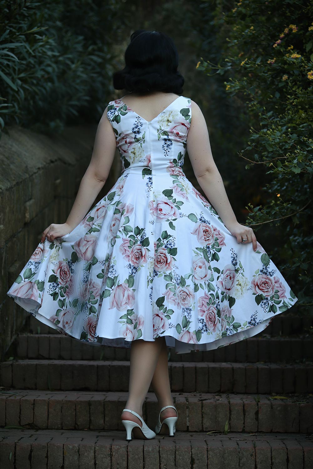 Hearts & Roses - Aurora Floral Swing Dress