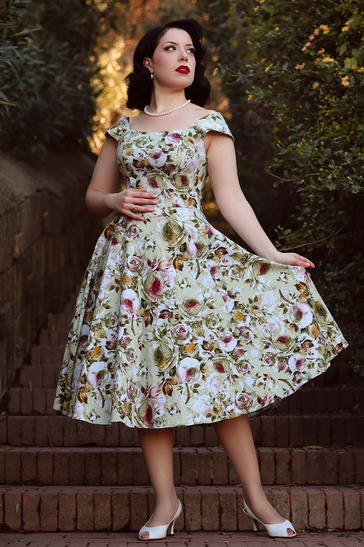 Hearts & Roses - Emilia Floral Swing Dress