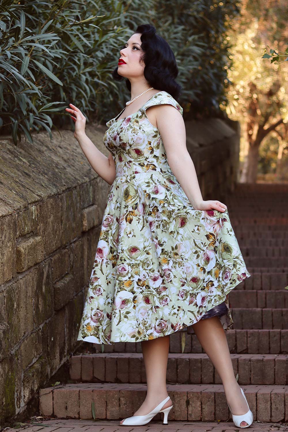 Hearts & Roses - Emilia Floral Swing Dress (Copy)