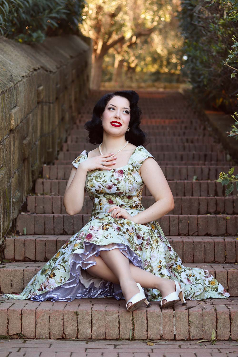 Hearts & Roses - Emilia Floral Swing Dress