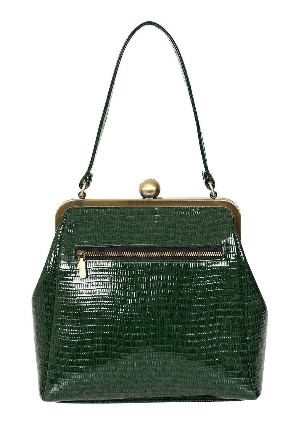 Banned Retro - Doris Handbag in dunkelgrün