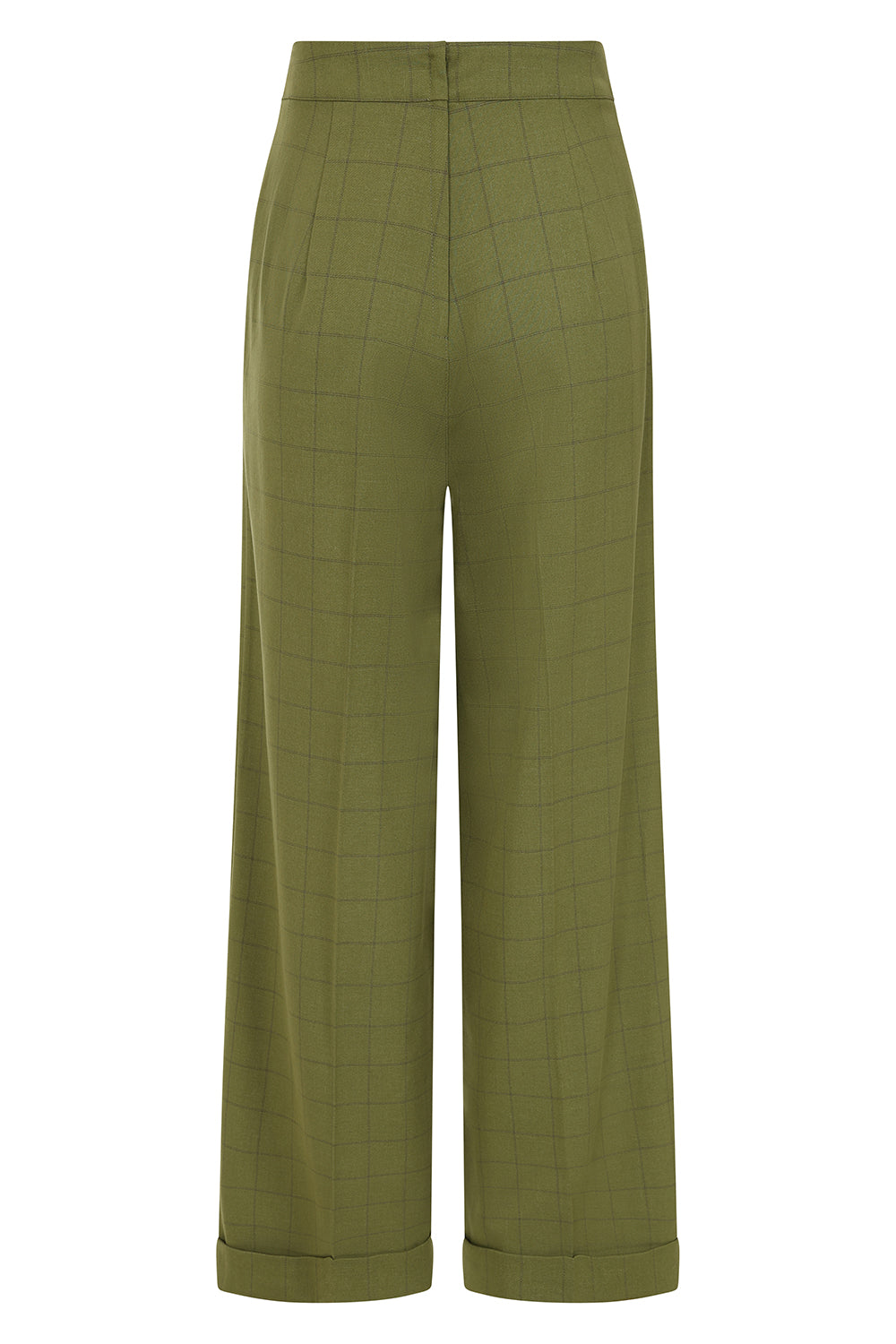 Banned Retro - Bonnie Trouser in grün kariert