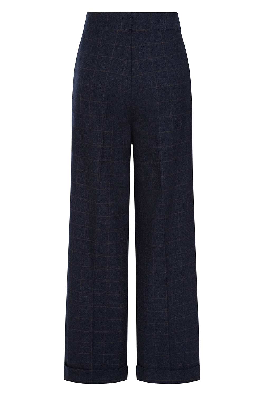 Banned Retro - Bonnie Trouser in navy kariert