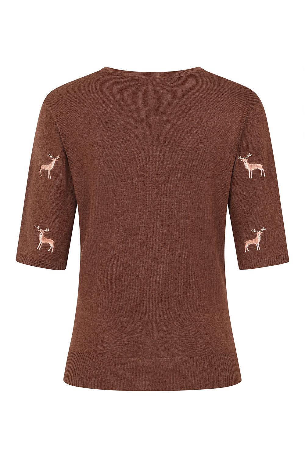 Banned Retro - Ruby Sweet Deer Jumper braun