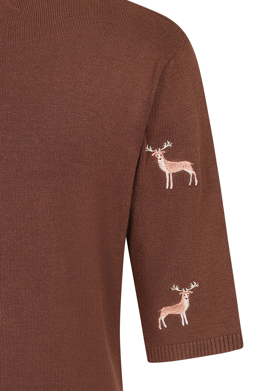 Banned Retro - Ruby Sweet Deer Jumper braun