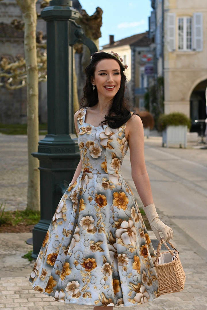 Hearts & Roses - Mavis Floral Swing Dress