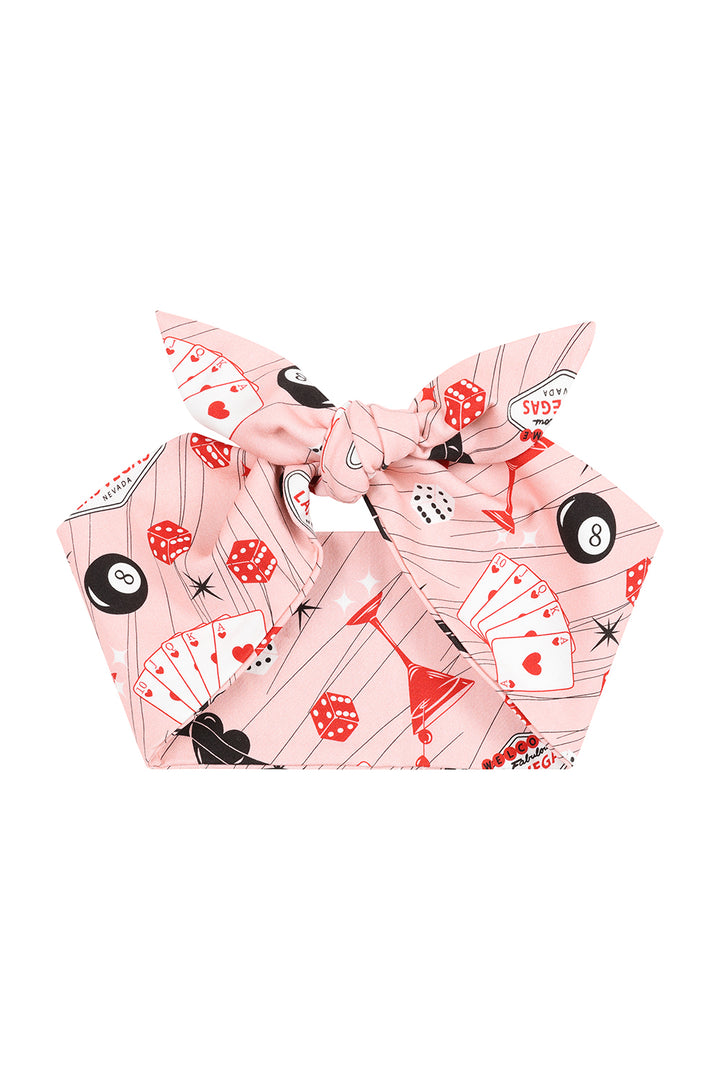 Banned Accessories – Viva las Vegas Bandana rosa
