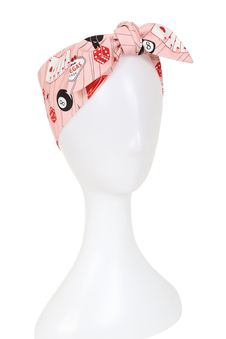 Banned Accessories – Viva las Vegas Bandana rosa