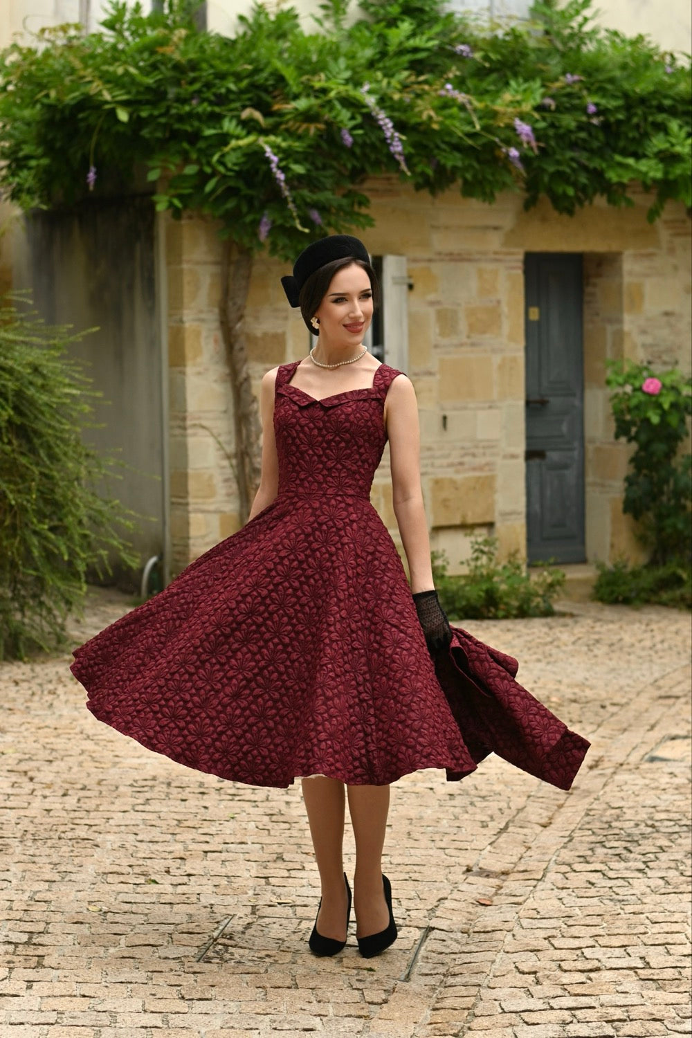 Hearts & Roses - Thea Swing Dress mit Bolero